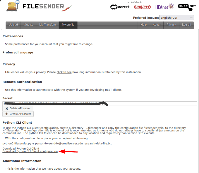 Filesender