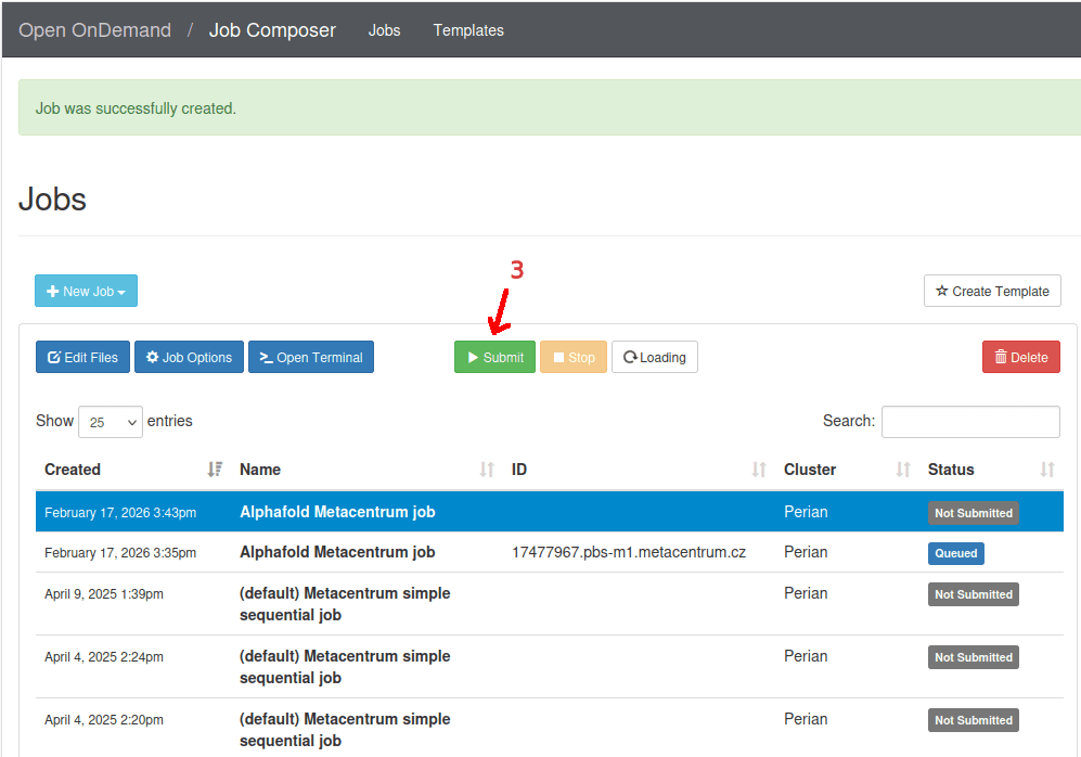 OnDemand dashboard