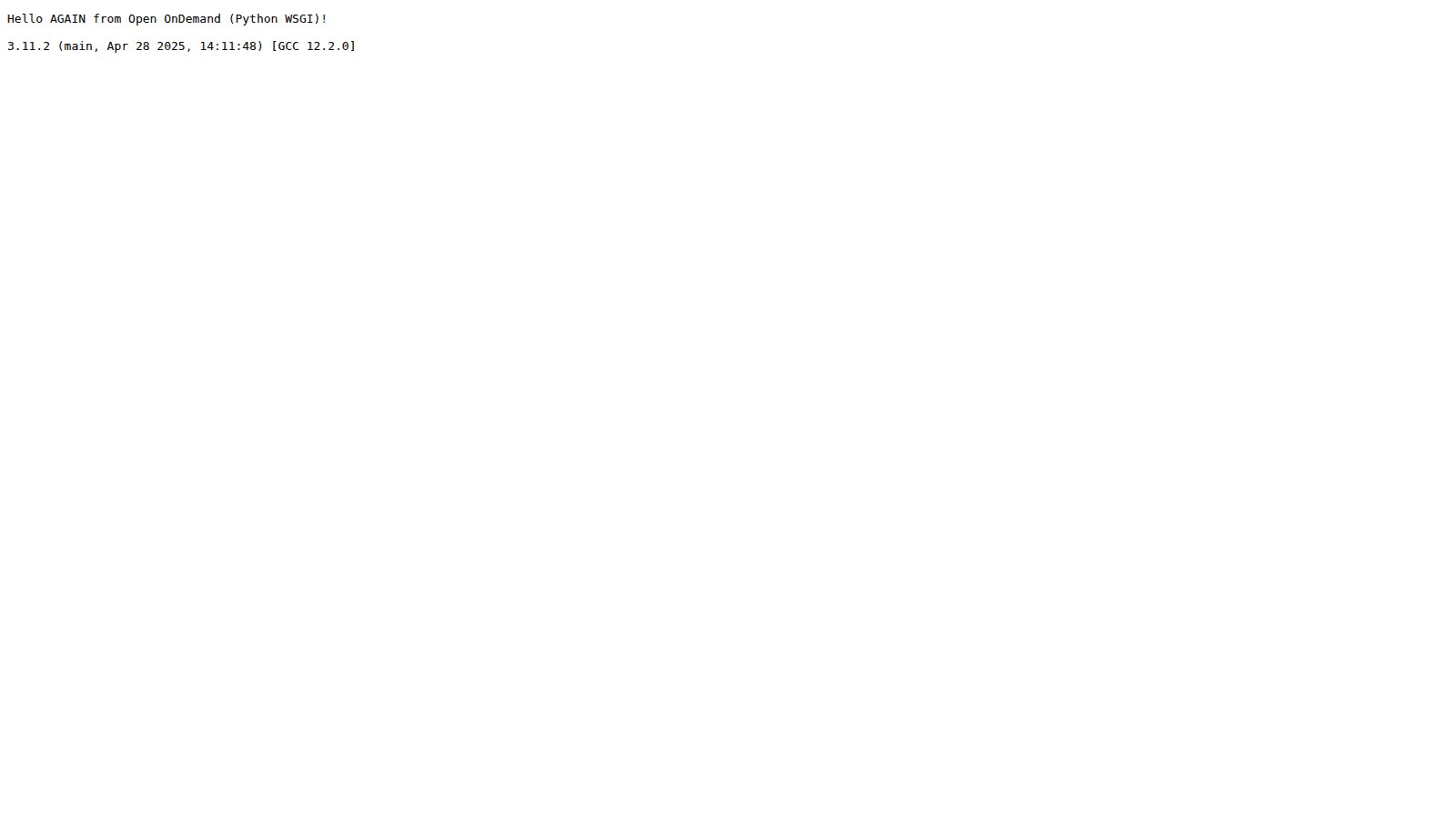 Running app