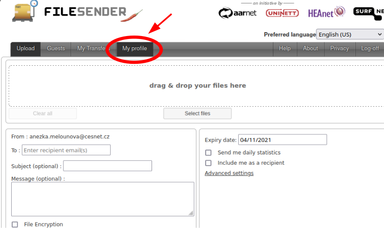 Filesender